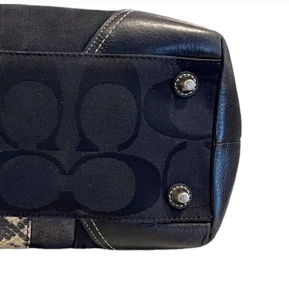 Coach Hampton Python Handbag - Picture 13 of 14